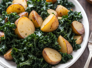 Kale & Fingerling Potato Saute Recipe Image