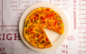 Potato Tomato Frittata Recipe Image